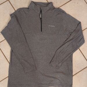 Columbia Charcoal Quarter-Zip Pullover